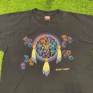 Vintage Grand Canyon Sportex graphic black T-shirt (L)